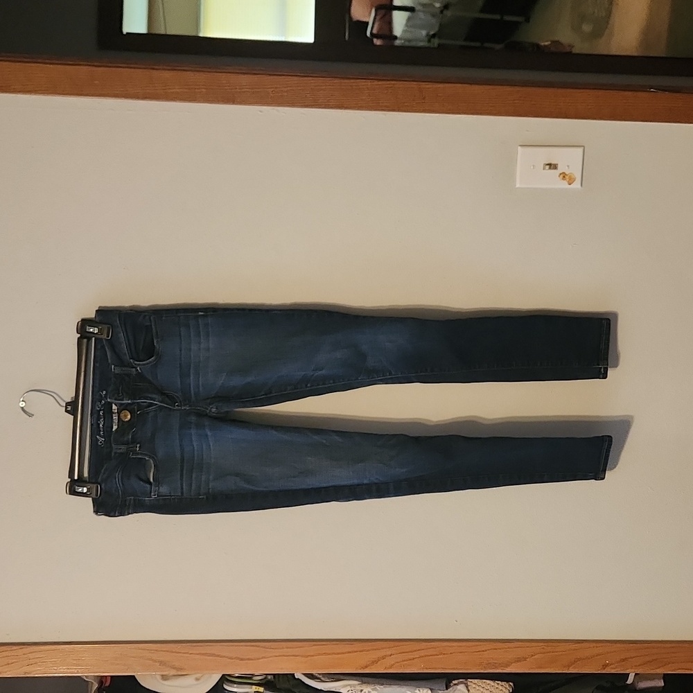 American Eagle Women's Jean Jegging Dark wash Size 4 Super Stretch